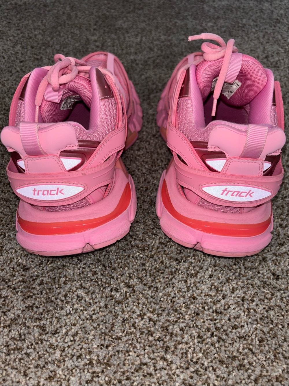 Balenciaga Women's Pink Track Sneakers - Picture 3 of 7